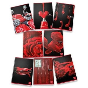 Maxi quaderno Pigna RED 96pg / 48fg - rigo C