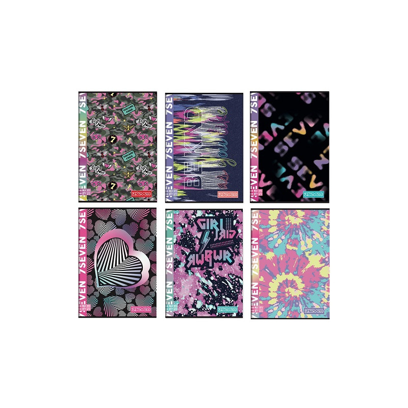 Maxi quaderno Seven Girl rigatura C 4 e 5 elementare (€2,50)