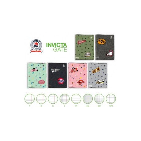 Maxi quaderno Seven Invicta assortiti - rigo C