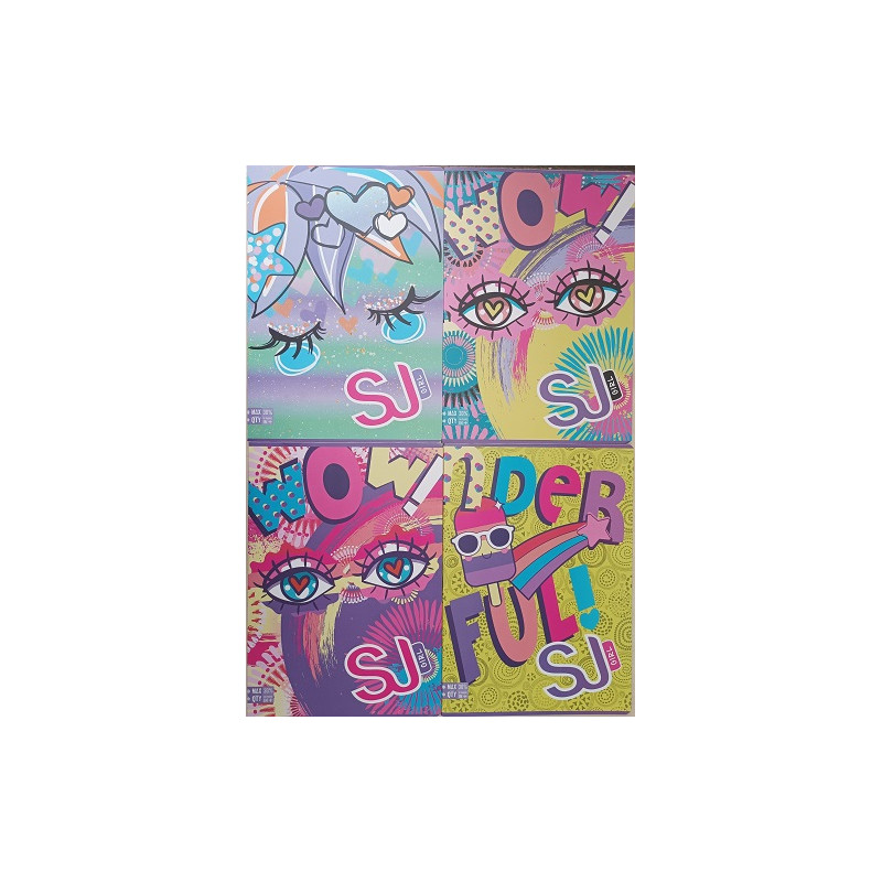Maxi quaderno Seven sj gang FACCE girl rigatura Quadretti 4 e 5 elementare (€2,50)