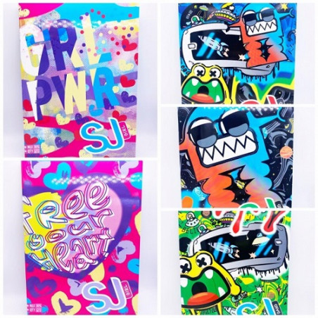 Maxi quaderno Seven sj gang wondrous rigatura Quadretti 4 e 5 elementare (€2,50)