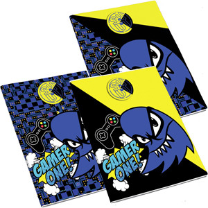 Maxi quaderno SHOUT GAMERBOY rig.10mm quadri 1-2 elmentare)