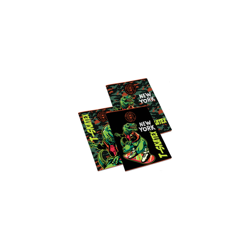 Maxi quaderno SHOUT T-SKATEX dinosauro rig.A (rigo 1-2 elmentare)