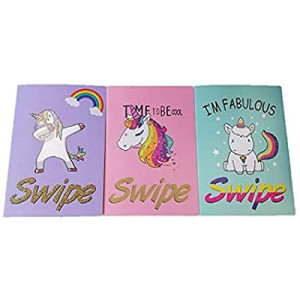 Maxi quaderno SWIPE Unicorno 60fg / 120pg - rigo B