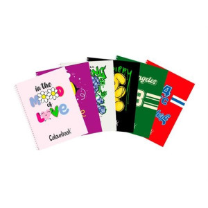 OFFERTA Maxi Spiralato A4 Colourbook AciDaisy 80fg 5mm (list.€5,20)