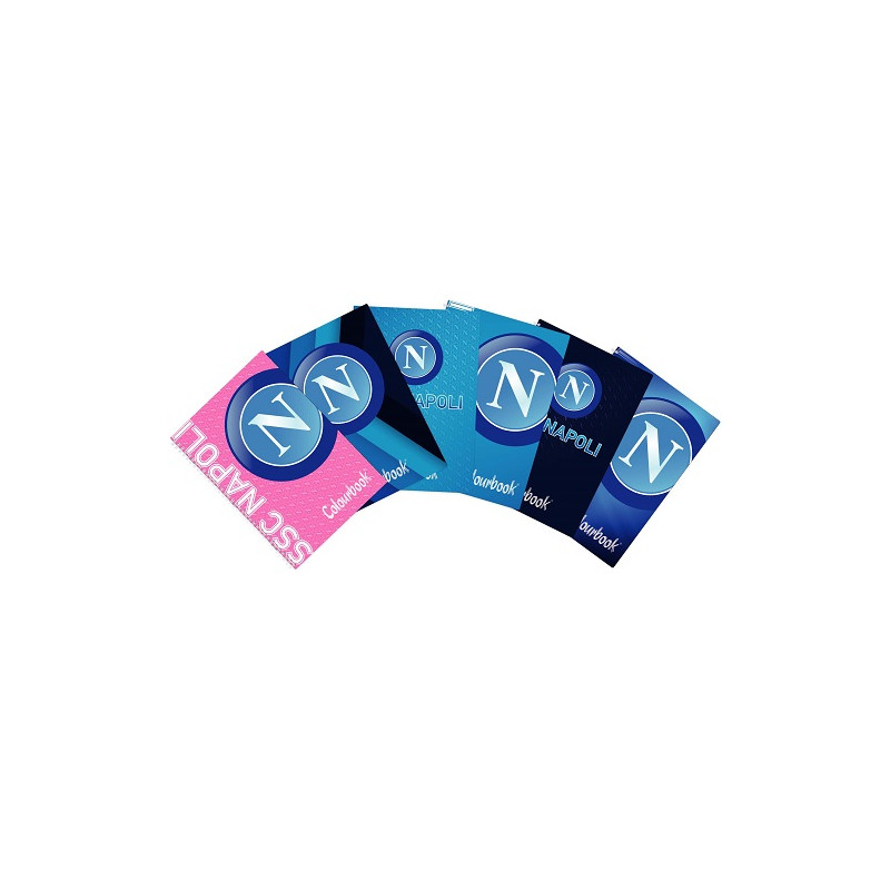 OFFERTA Maxi spiralato A4 SSC Napoli Colourbook rig. 1 rigo