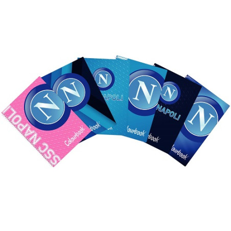 OFFERTA Maxi spiralato A4 SSC Napoli Colourbook rig. 1 rigo