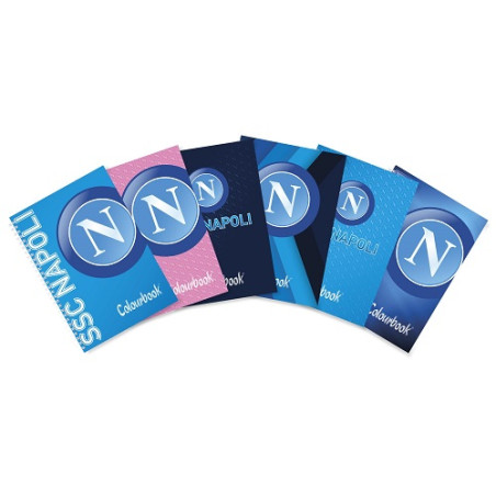 OFFERTA Quaderno Spiralato A5 1rigo SSC NAPOLI Colourbook