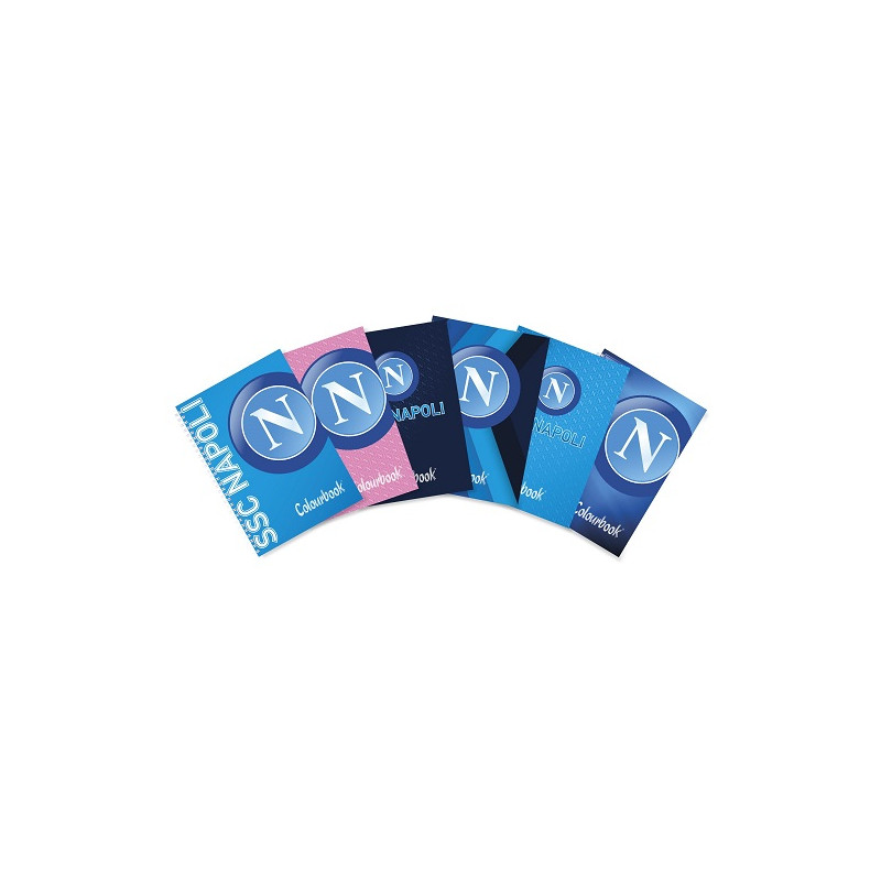 OFFERTA Quaderno Spiralato A5 5mm SSC NAPOLI Colourbook