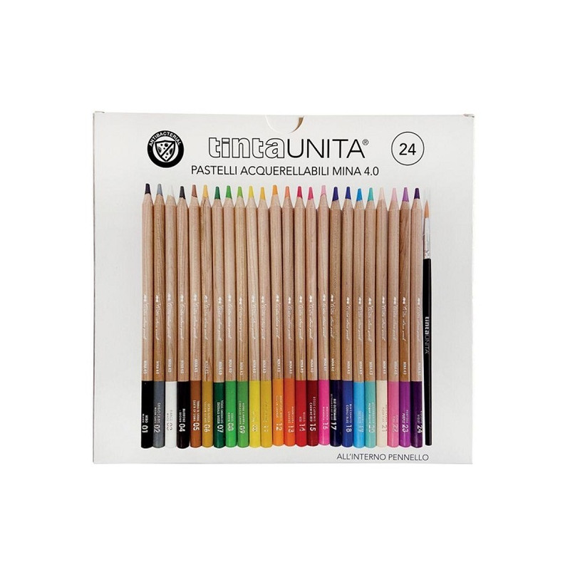 Pastelli a 24 acquerellabili TINTAUNITA