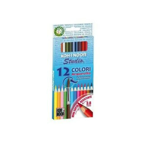 Pastelli acquarellabili Koh-I-Noor Studio a 12