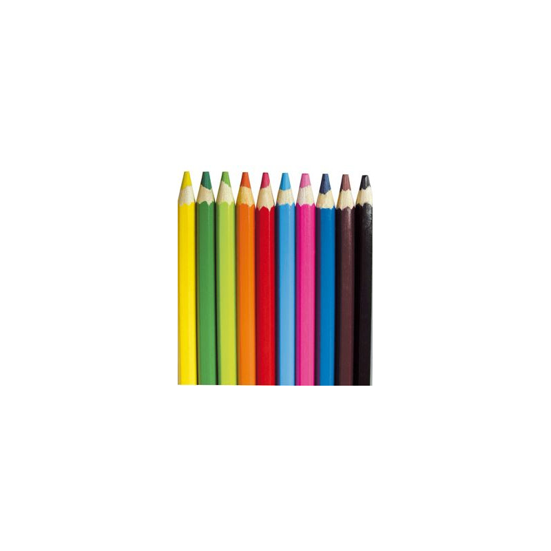 Pastelli Fibracolor Hi-Text p/grossa 96pz - pastelloni