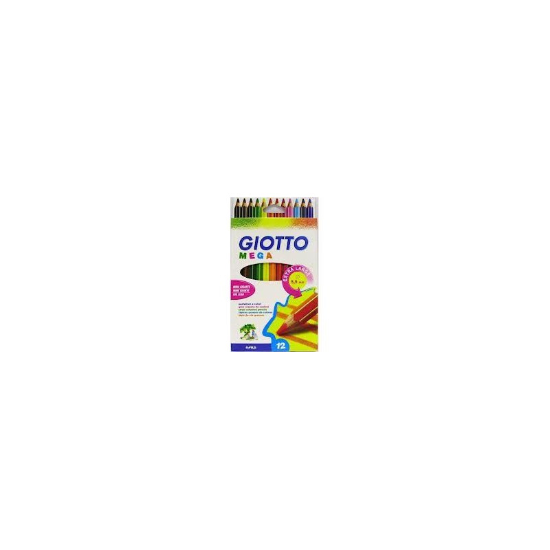 Pastelli giotto mega a 12 - pastelloni OFFERTA