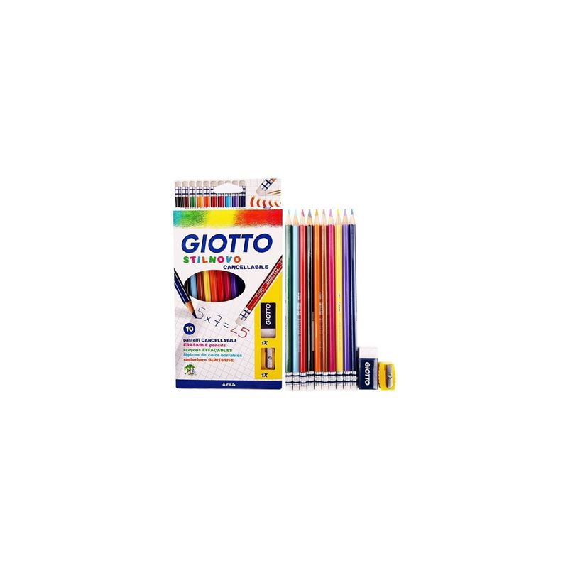 Pastelli Giotto Stilnovo a 10 cancellabili