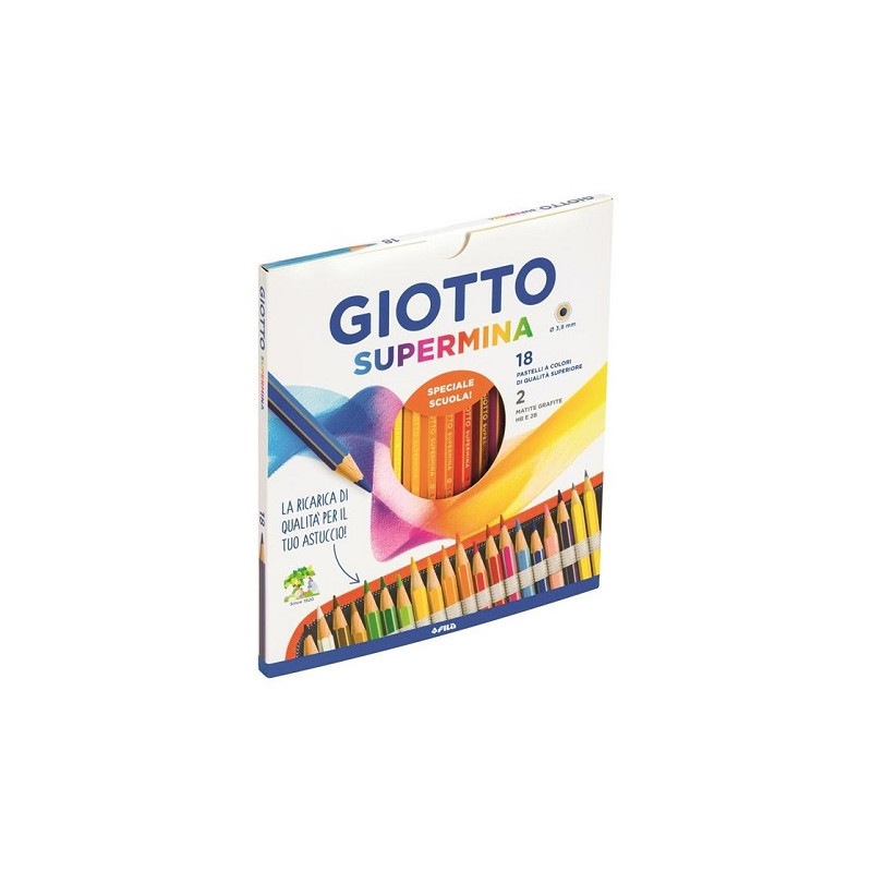 Pastelli Giotto Supermina a 18+2 OFFERTA