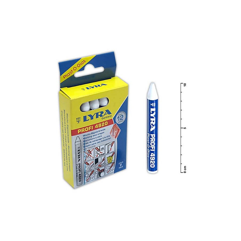 Pastelli industriali lyra bianchi