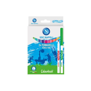 Pennarelli a 24pz SSC Napoli Colourbook