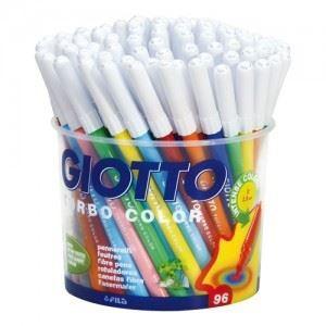 Pennarelli Giotto Turbocolor a 96 in barattolo