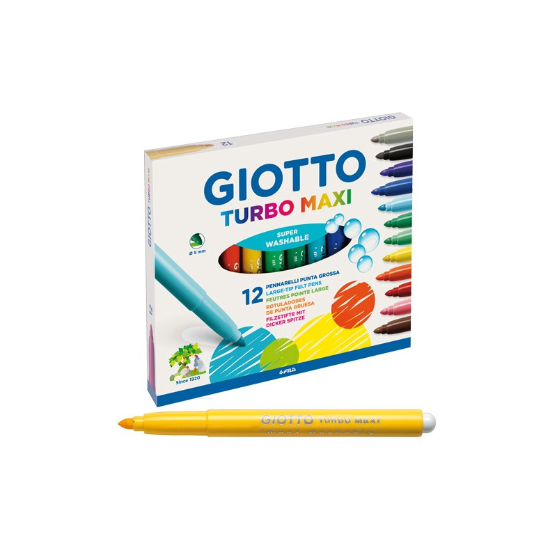 Pennarelli Giotto Turbomaxi a 12 OFFERTA