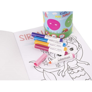 Pennarelli mini jumbo Kids Colourbook 24pz