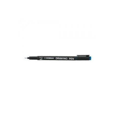 Pennarelli pigment Snowman 0,7 blu