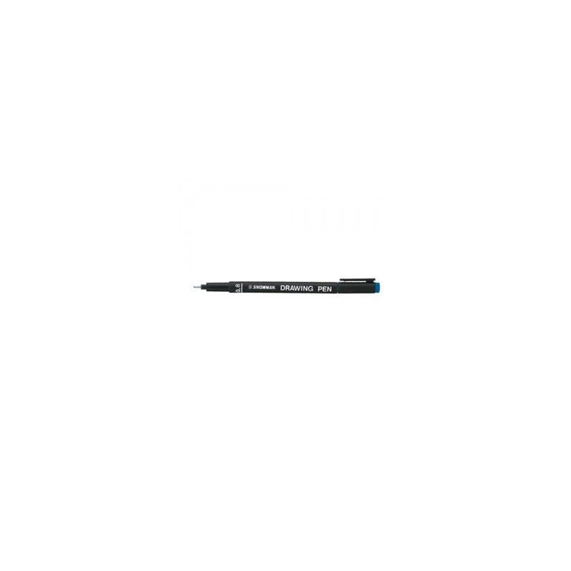 Pennarelli pigment Snowman 0,8 blu