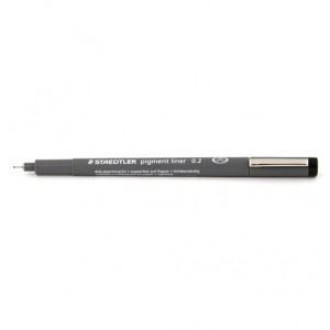Pennarelli pigment Staedtler 0,2 nero