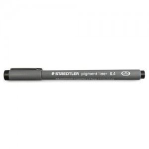 Pennarelli pigment Staedtler 0,4 nero