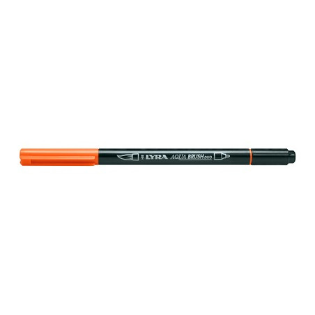 Pennarello doppia punta Aqua Brush Duo Lyra Colore: Arancio