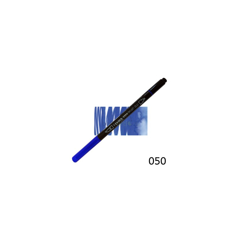 Pennarello doppia punta Aqua Brush Duo Lyra Colore: Blu