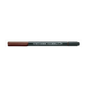 Pennarello doppia punta Aqua Brush Duo Lyra Colore: Bruno
