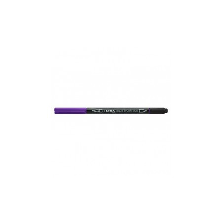 Pennarello doppia punta Aqua Brush Duo Lyra Colore: purple
