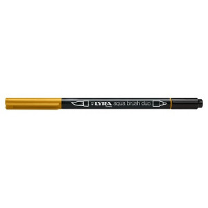 Pennarello doppia punta Aqua Brush Duo Lyra Colore: Terra di Siena Naturale