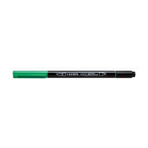Pennarello doppia punta Aqua Brush Duo Lyra Colore: Verde Permanente