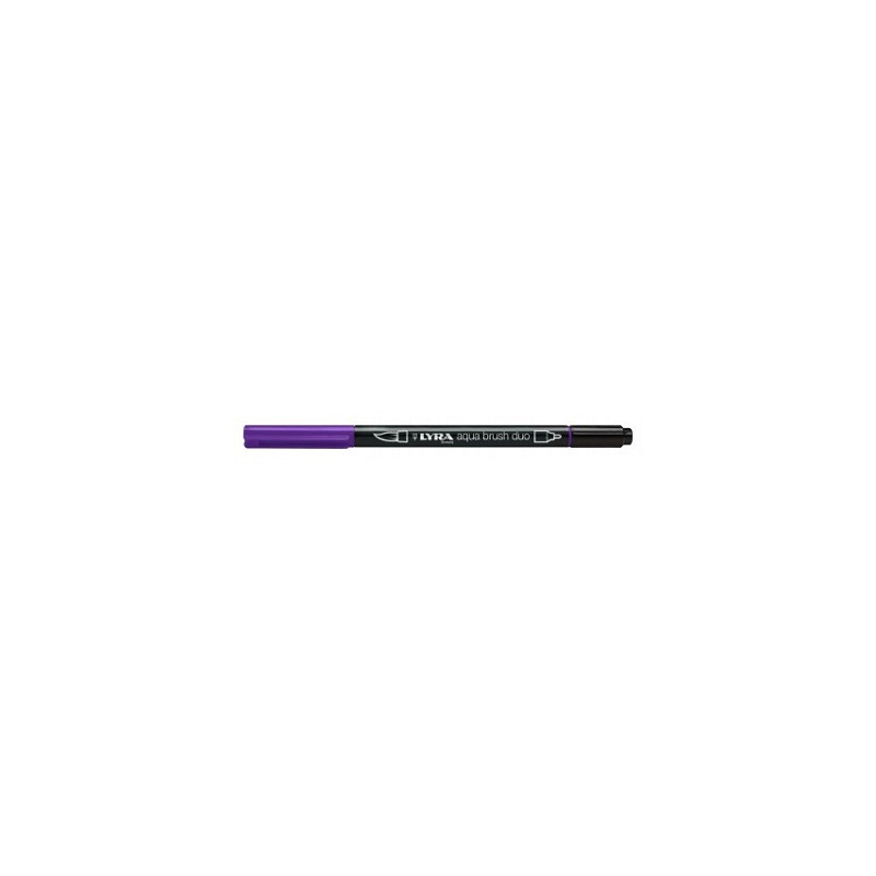 Pennarello doppia punta Aqua Brush Duo Lyra Colore: Violetto