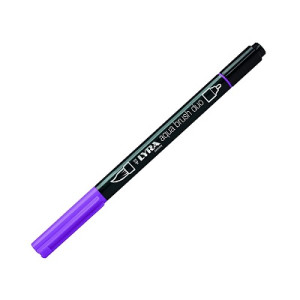 Pennarello doppia punta Aqua Brush Duo Lyra Colore: Violetto rossastro