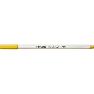 Pennarello Stabilo Pen 68 Brush Giallo