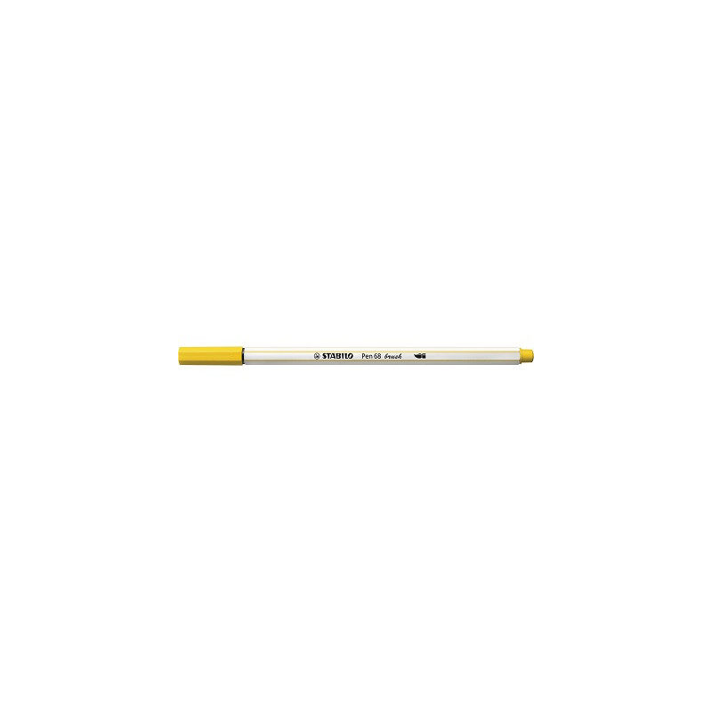 Pennarello Stabilo Pen 68 Brush Giallo