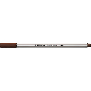 Pennarello Stabilo Pen 68 Brush Marrone