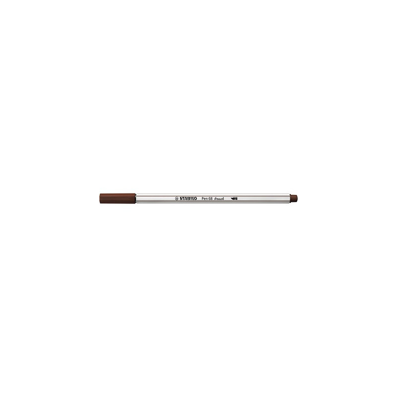 Pennarello Stabilo Pen 68 Brush Marrone
