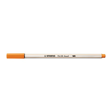 Pennarello Stabilo Pen 68 Brush Ocra Scuro