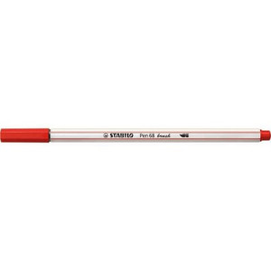 Pennarello Stabilo Pen 68 Brush Rosso Carminio