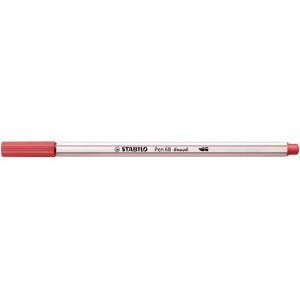 Pennarello Stabilo Pen 68 Brush Rosso ruggine