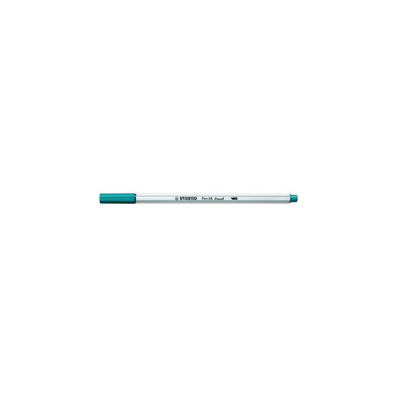 Pennarello Stabilo Pen 68 Brush Turchese