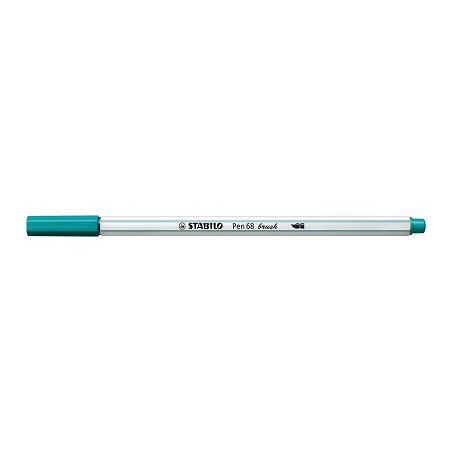 Pennarello Stabilo Pen 68 Brush Turchese