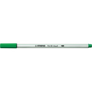 Pennarello Stabilo Pen 68 Brush Verde