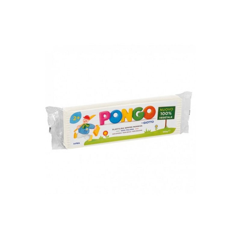 Plastilina giotto pongo VEGETALE bianco da 350gr