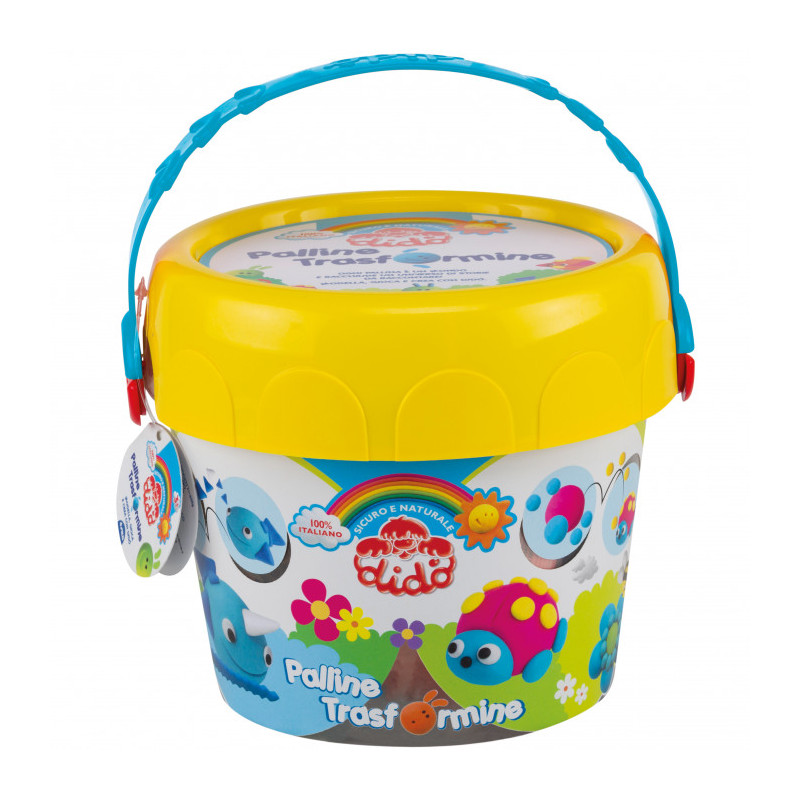 SECCHIELLO PALLINE TRASFORMINE FILA plastilina didò