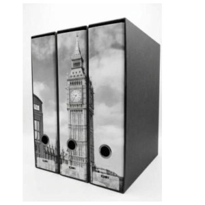 SET 3 RACC.ANELLI DORSO 8CM LONDRA KAOS