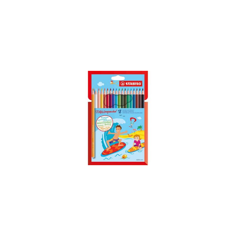 Stabilo Trio Thick Pastelli triangolari ergonomici a 18pz